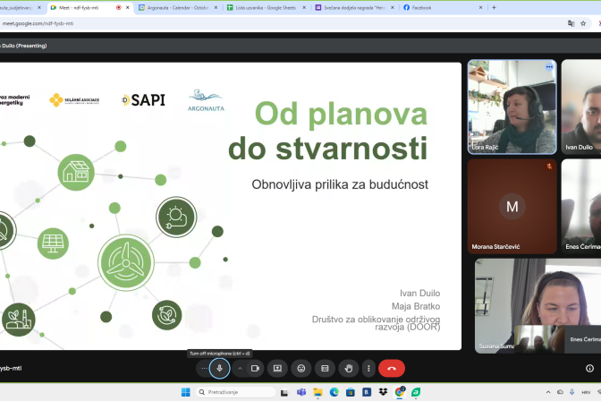 Predstavljeni dokumenti o preprekama i preporukama za ambicioznije korištenje OIE u Hrvatskoj