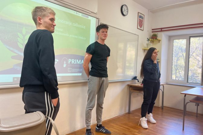 RADIONICA “MEDITERANSKA PREHRANA I TRADICIJA” U PROMETNO – TEHNIČKOJ ŠKOLI ŠIBENIK